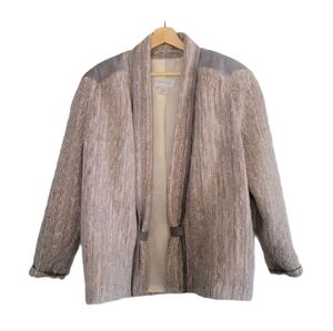 VTG Mohair/Wool Blazer By Janet Knight Size M Like New